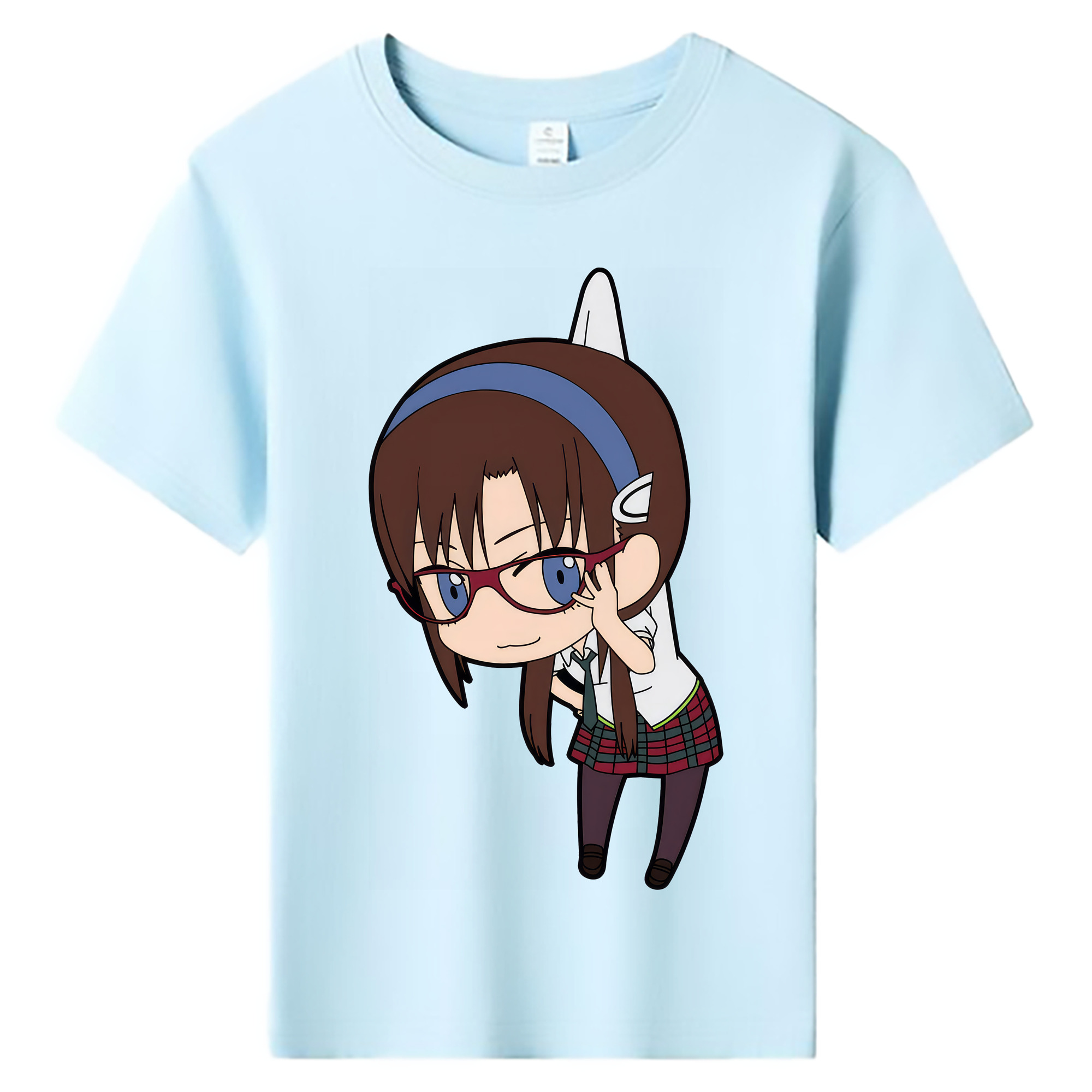 （画像用） EVA 新世紀エヴァンゲリオン 綿100％キッズTシャツ（フロントプリント）